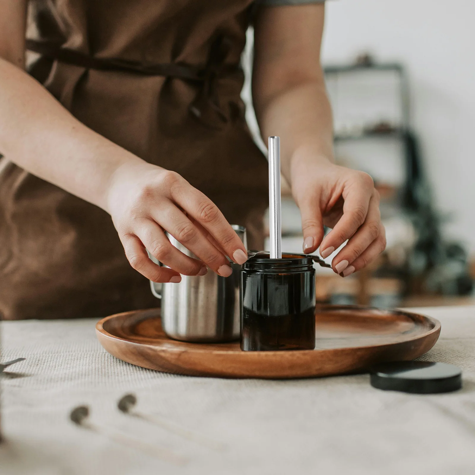 

10 шт. Устройство для центрирования фитиля - универсальный инструмент для фиксации фитиля - металлическая трубка для изготовления форм своими руками, комплекты для творчества