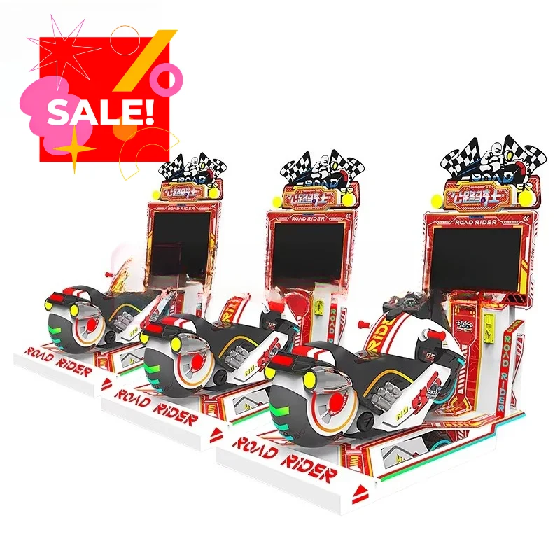 Driving Games Machine Racing Arcade Console Interactive Steering Wheel Pedal System Game Room Favorite