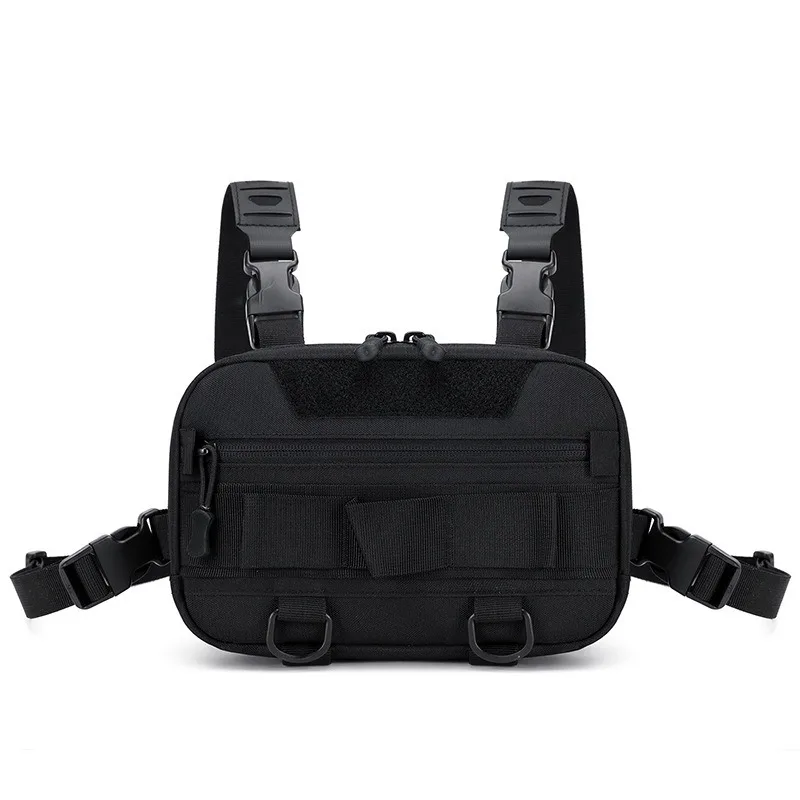 Outdoor Travel Vest Backpack Fanny Pack Fishing Chest Bag Men's Tactical Bags Waterproof Molle Nylon Climbing Camping Backpacks