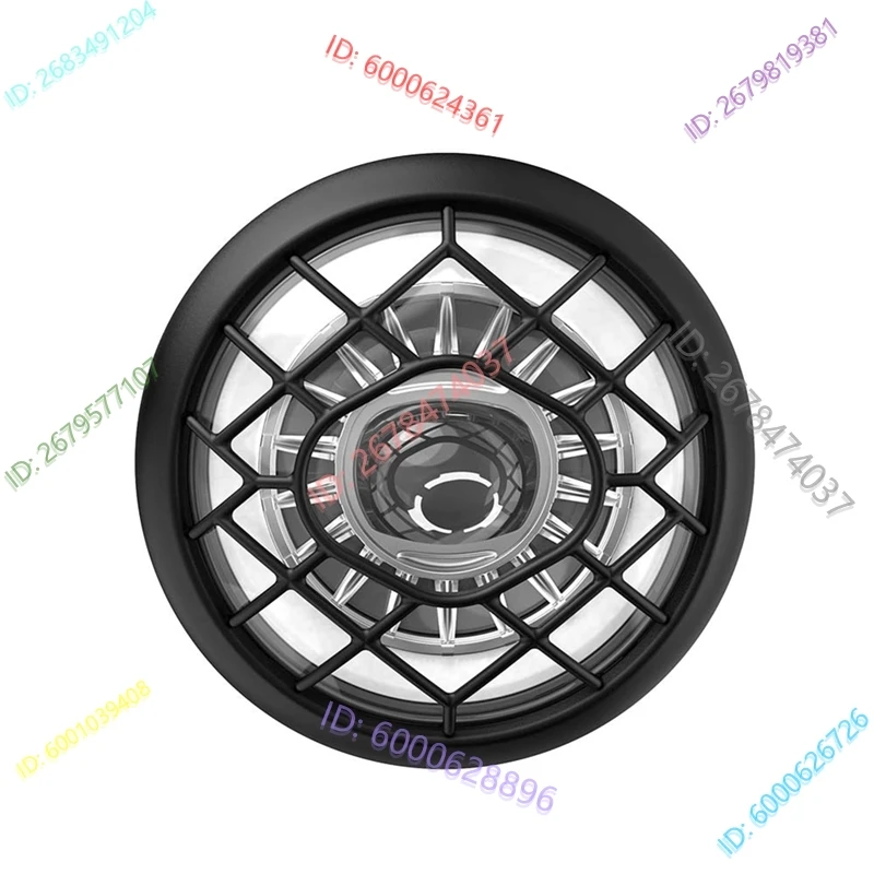 

ABVH-48V 36V Front Light Electric Bike Head Light Taillight Spare Parts Retro Black LED Headlights For Fat Ebike