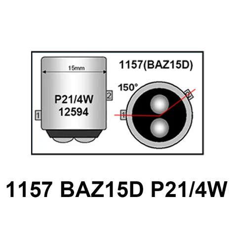 BMTxms 2 шт. Baw15d PR21/5W Canbus для автомобиля, светодиодная лампа для стоп-сигналов Baz15d 1157 P21/4w Bay15d P21 5w Drl, лампа для поворотников и стоп-сигналов