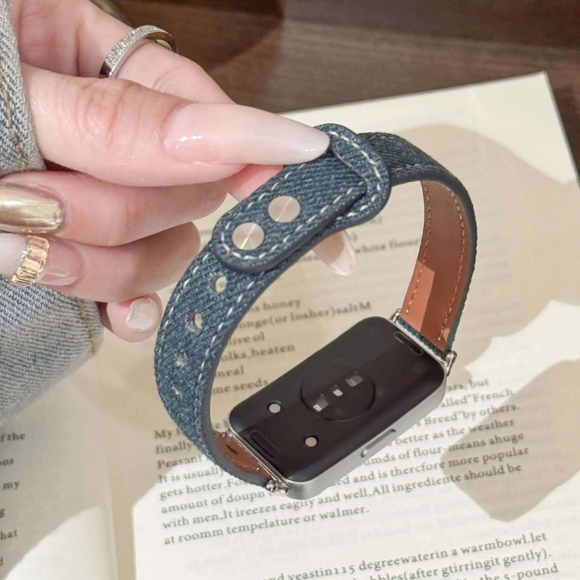 Cowboy-Armband für HUAWEI Band 11/11 Pro, Leder-Smartwatch-Armband, Sportgürtel, Uhrenarmband, Correa für HUAWEI Band 11 Armbänder