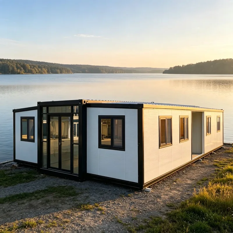 Galvanized Plate Foldable Container House Whole Body Anti Oxidation Treatment Salt Spray Resistant Portable Modular Building