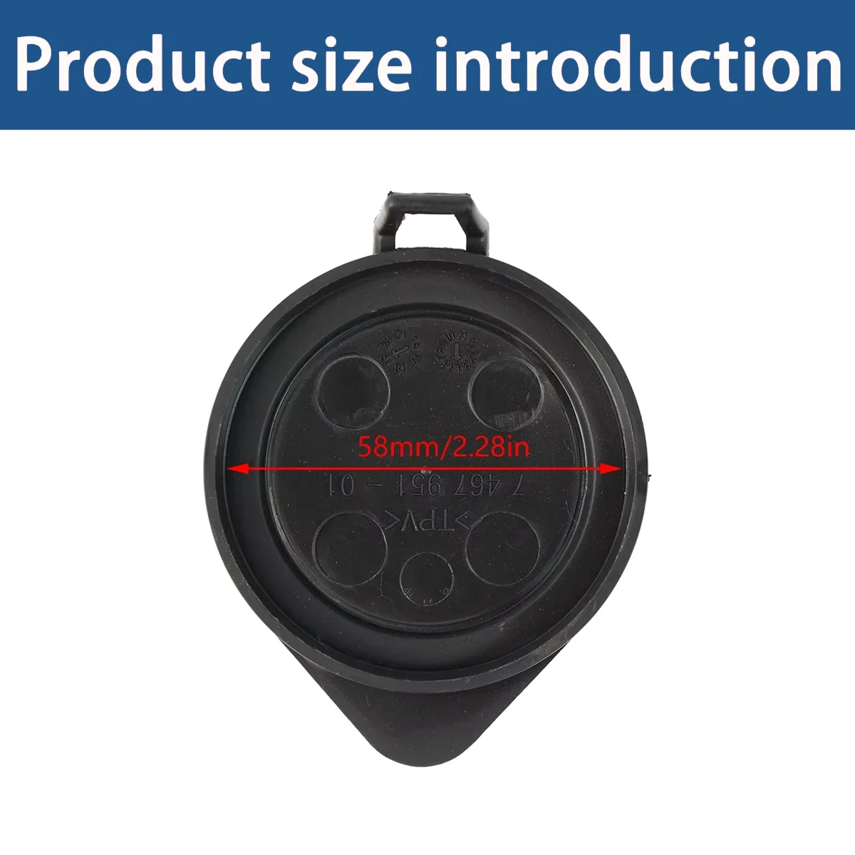Wiper Washer Fluid Reservoir Cap 1/2/5Pcs Fit Bmw E21 E28 E30 E32 E34 E39 Premium Heat Resistant Anti-Aging Stable Car Accessory