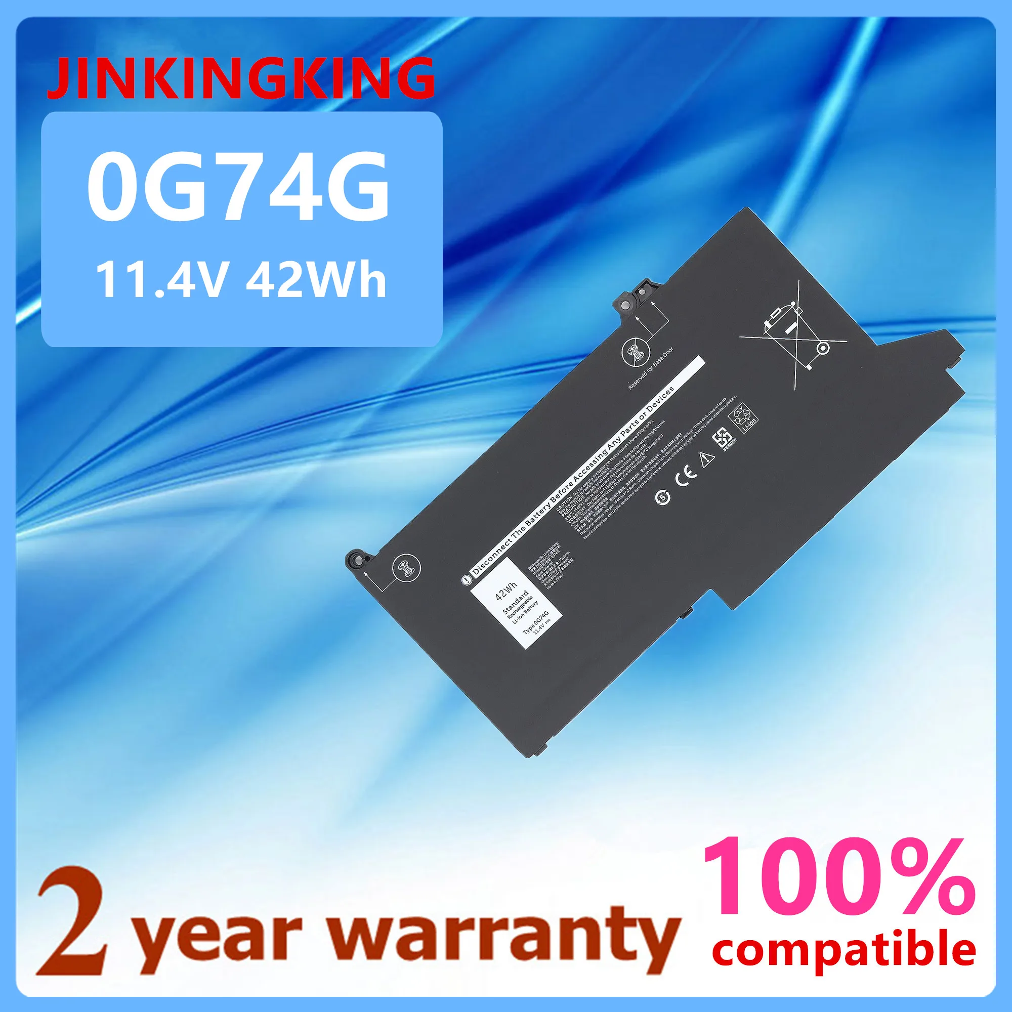 

Laptop battery for For Dell Latitude 5300 7300 7400 0G74G OG74G