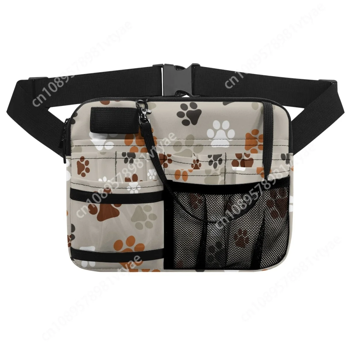 Animal Dog Paw Designer Waist Bag Gift Practical Multi-Compartment and Tape Holder Nursing Fanny Pack Medical Cangurera Mujer