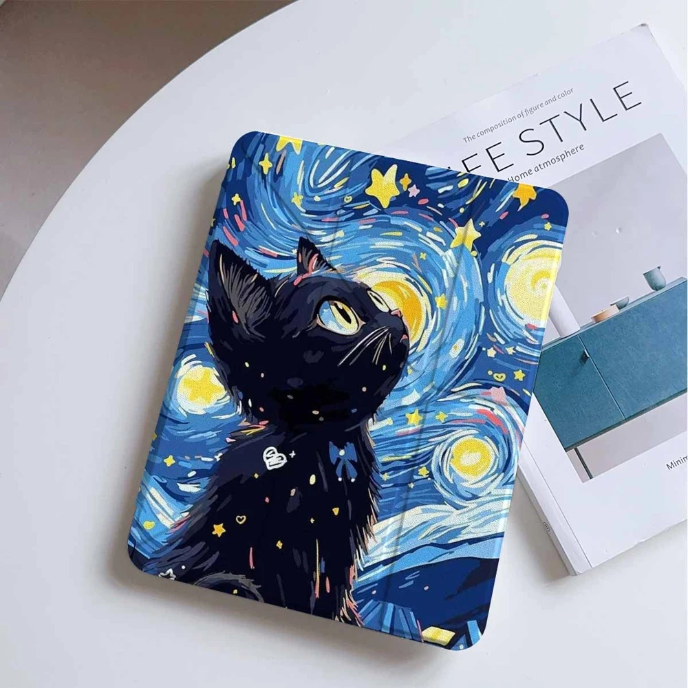 capa-protetora-para-tablet-samsung-galaxy-tab-a8-a9-a11-s6-s7-s8-s9-s10-fe-plus-lite-com-design-de-gato-estrelado-e-espaco-para-caneta