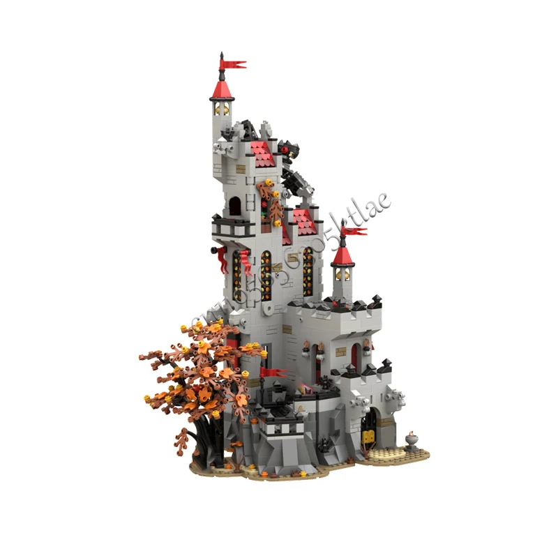 2233 PCS Customized MOC Medieval Castle Defense Works Manor Model Building DIY Blocks Bricks Assembly Toy Popular Holiday Gifts
