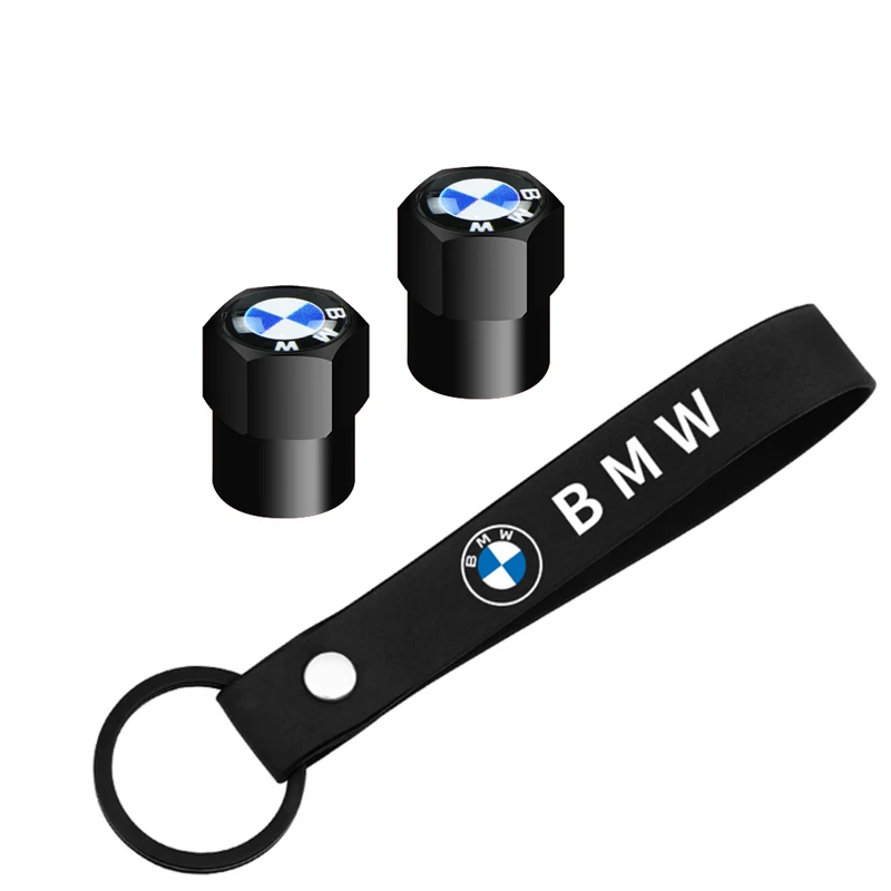 Auto Suede key strap Key ring Metal Auto Wheel Tire Valve Stem Caps Cover For BMW R1200GS R1250GS R 1200GS R1250 GS R 1250 GS LC