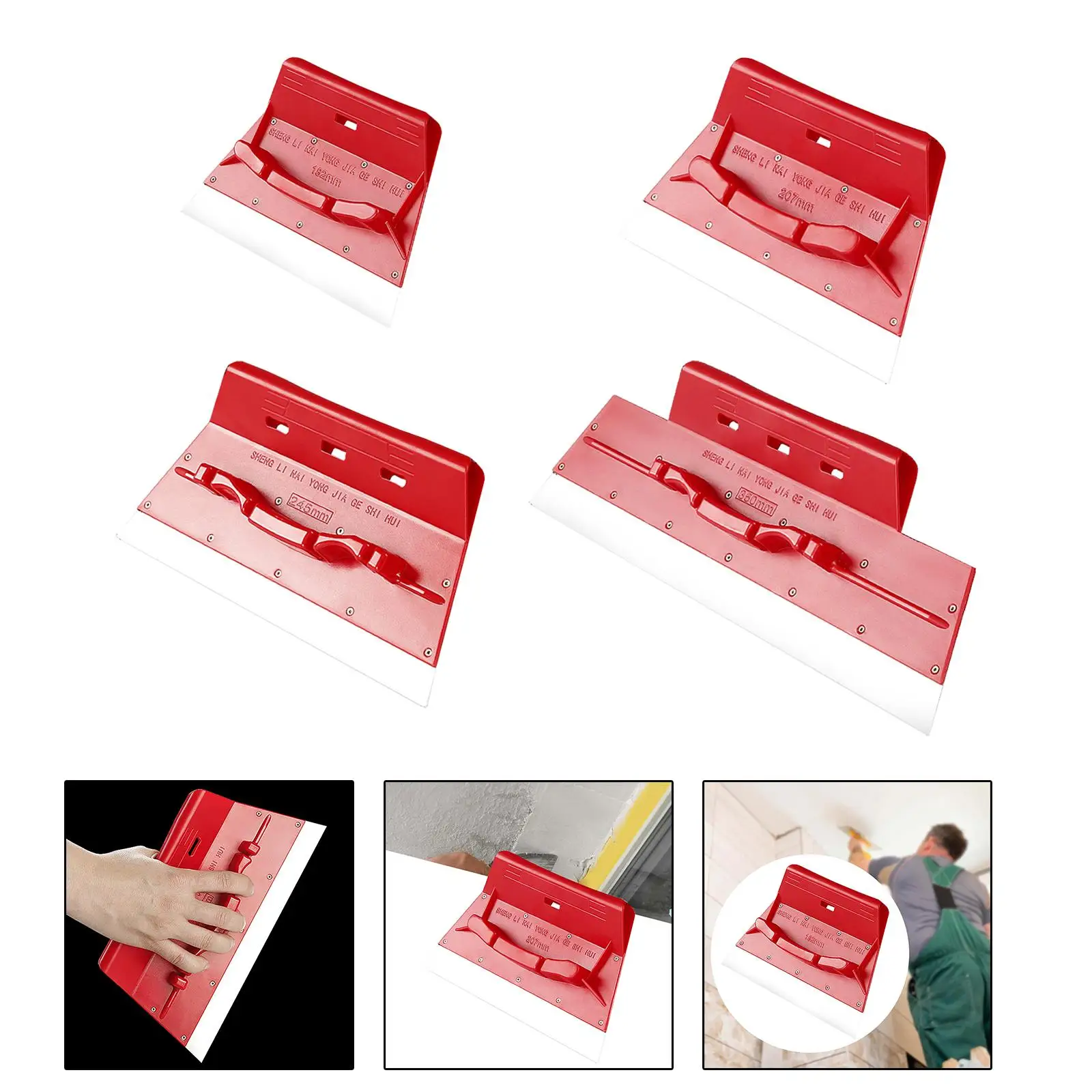 Putty Knife Multi Use Smoothing Drywall Skimming Blade Paint Scraper for Paint Cement Repairing Drywall Plaster Wall Decoration