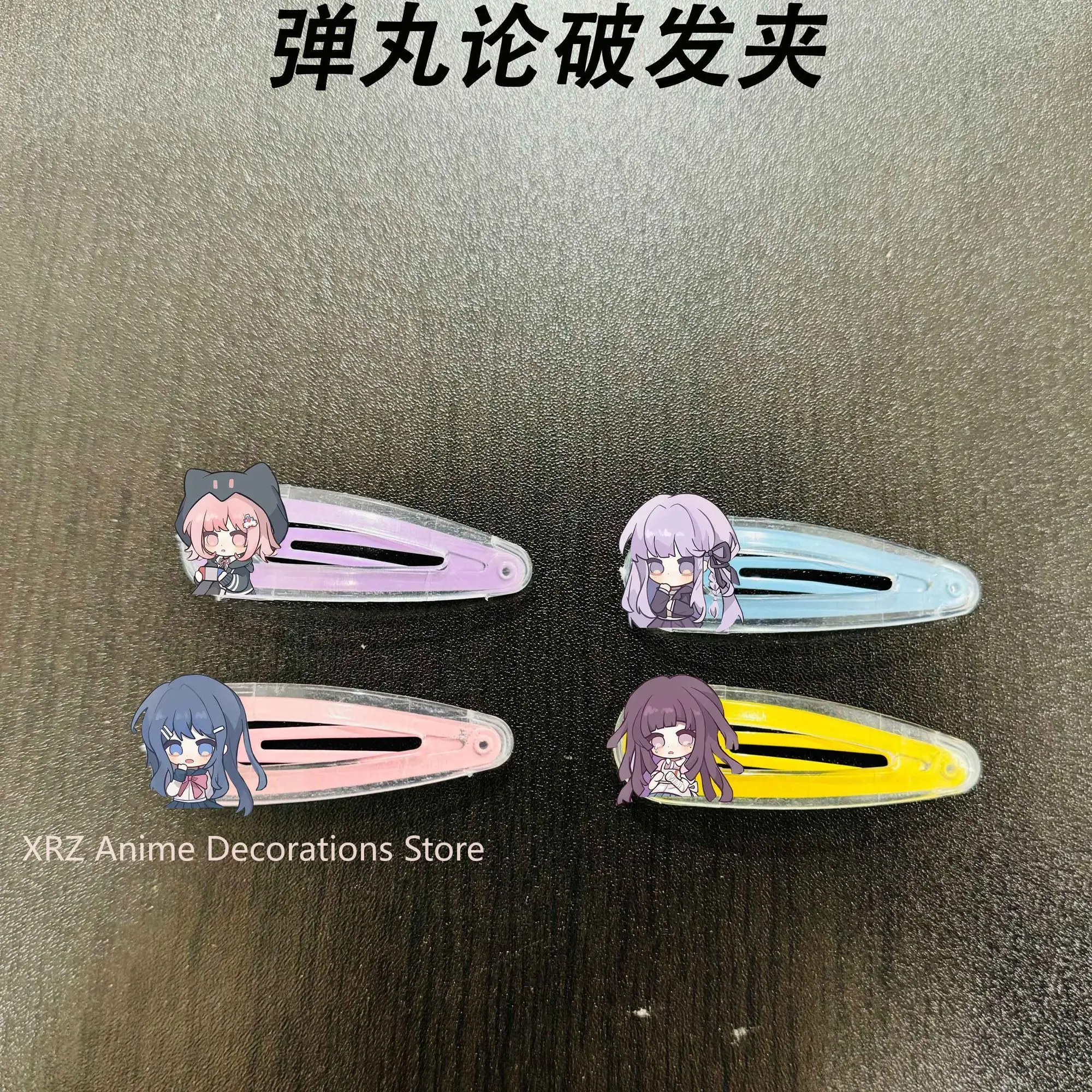 

4 шт. Danganronpa Bosnama Kokichi аксессуары ювелирные изделия реквизит косплей костюм заколка для волос шпилька головные уборы аниме волосы подарок на Хэллоуин