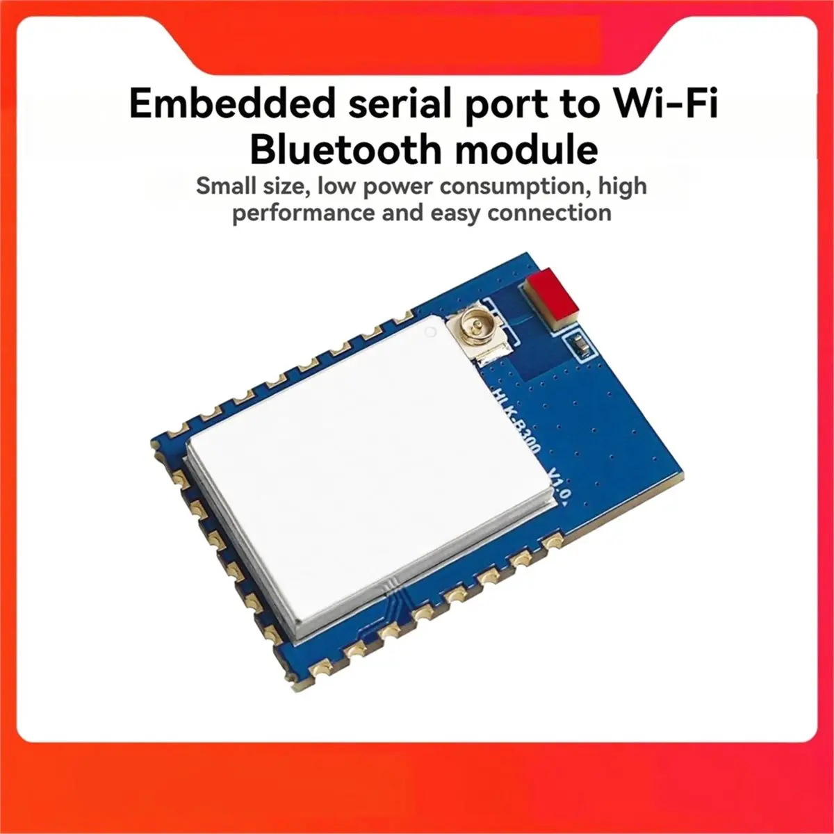FUA@ Wi-Fi 6 + Bluetooth 5.4 Module Test Kit Low-Power Serial to Dual Mode Wireless Module with AT Firmware for Smart Home