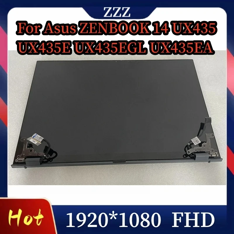 

Для Asus ZENBOOK 14 UX435 UX435E UX435EGL UX435EA ЖК-дисплей панель LCD кодирующий преобразователь сенсорного экрана в сборе 1920*1080