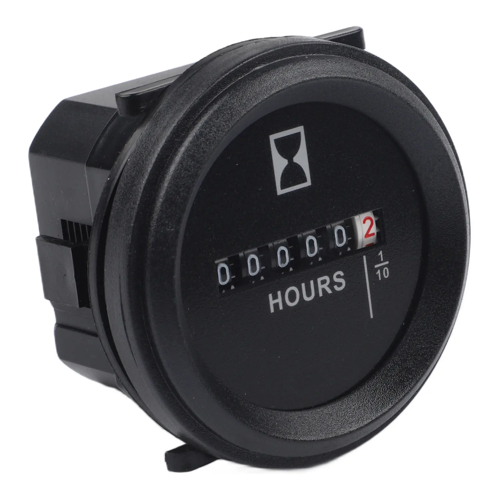 Hour Watch ACDC Timer Maintenance Tracking 0-99999.9 Hours Dust-proof Design IP65 Waterproof As Shown In The Figure