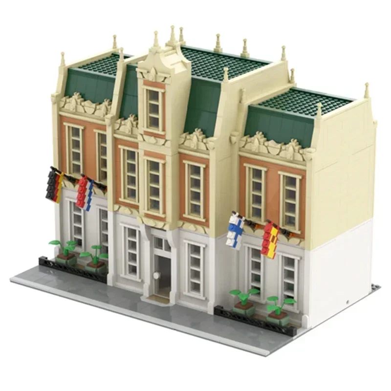 外務省 Moc ビルディングレンガモジュラーモデルテクノロジーブロックシティストリートビューブロック DIY 組立玩具ギフト