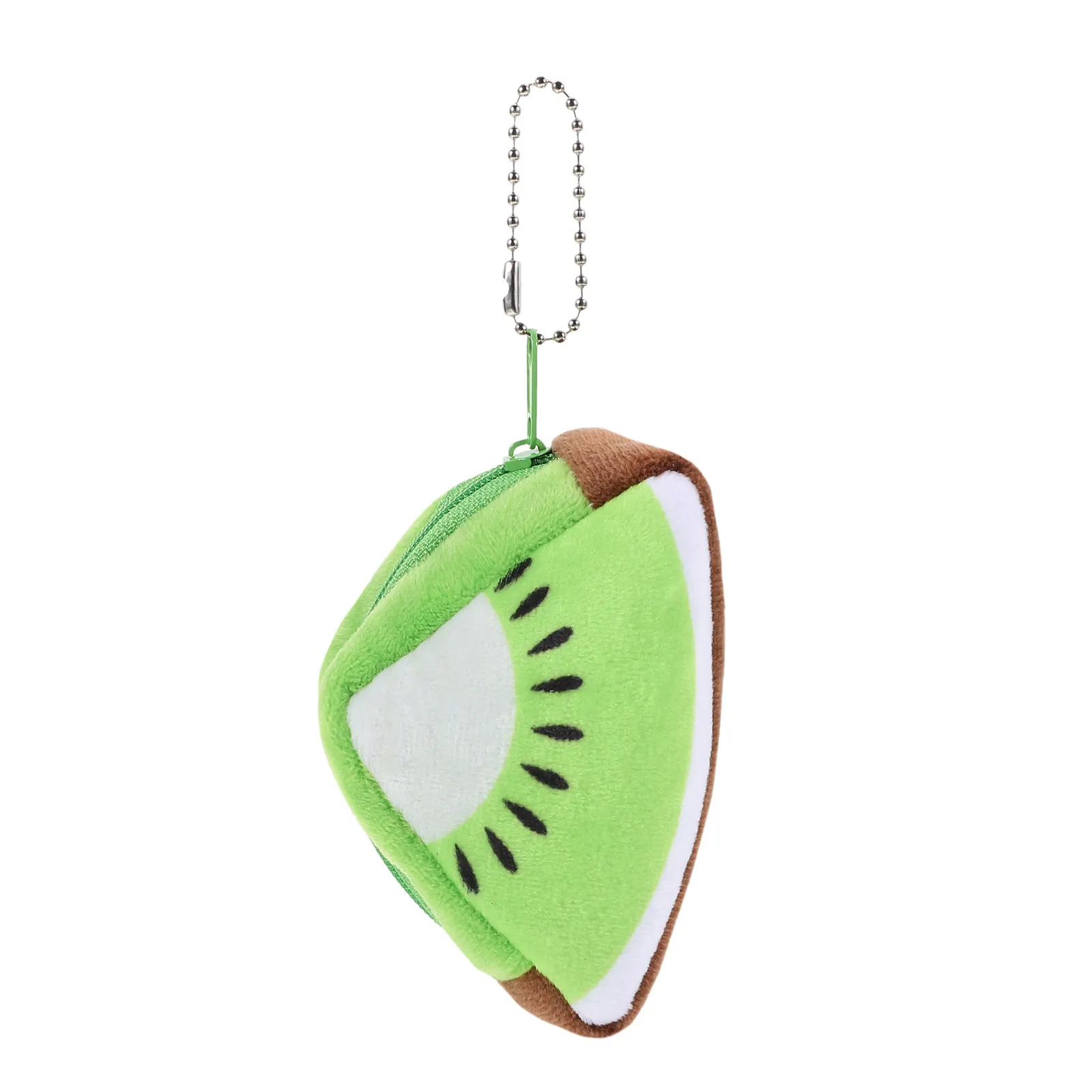 

Kiwifruit Coin Purse Small Cute Triangle Zipper Wallet Lightweight Change Holder for Women Travel Makeup Storage Pouch
