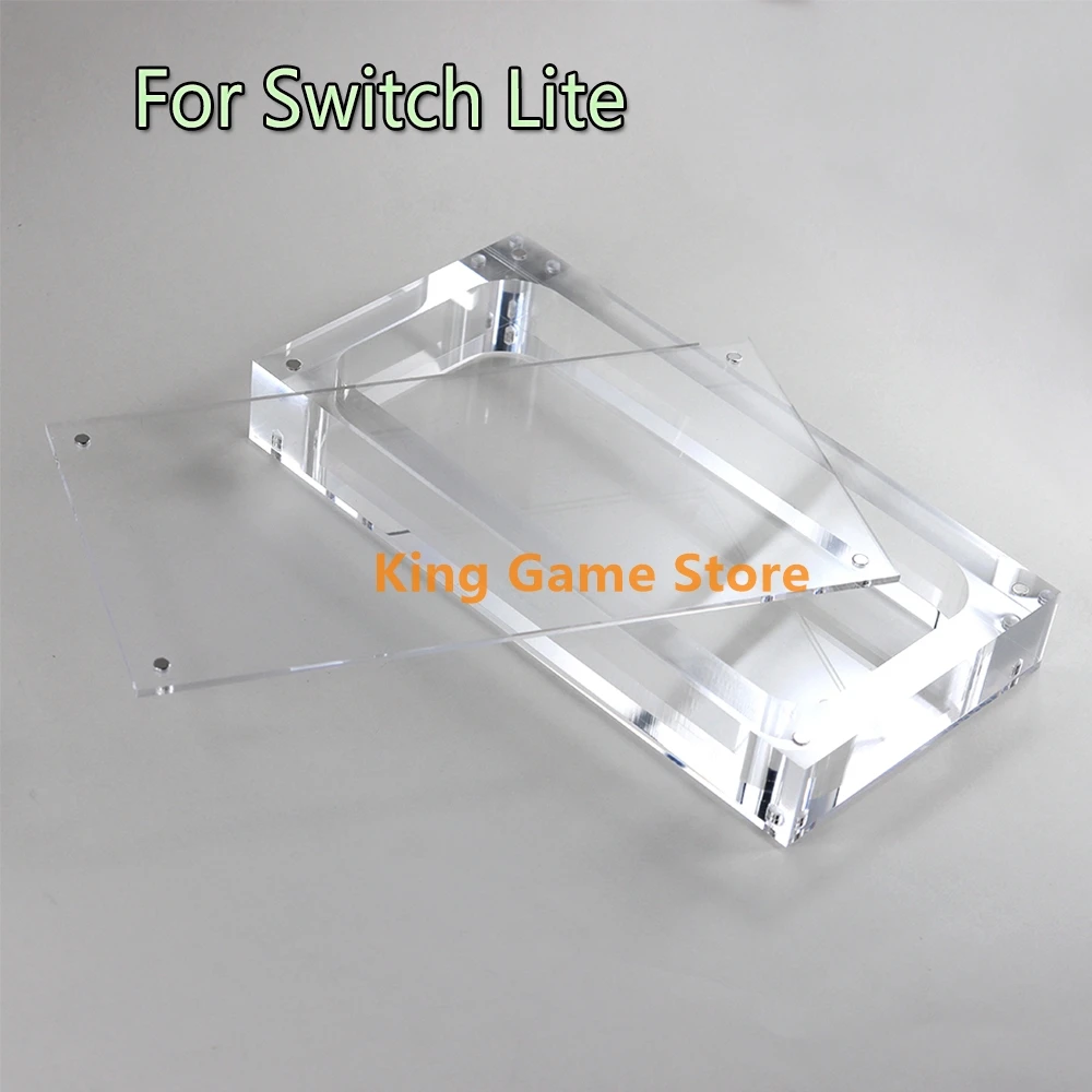 

Transparent Acrylic Dust-proof Box For Switch Lite OLED Console Clear Anti Scratch Protective Cover Game Console Display Box