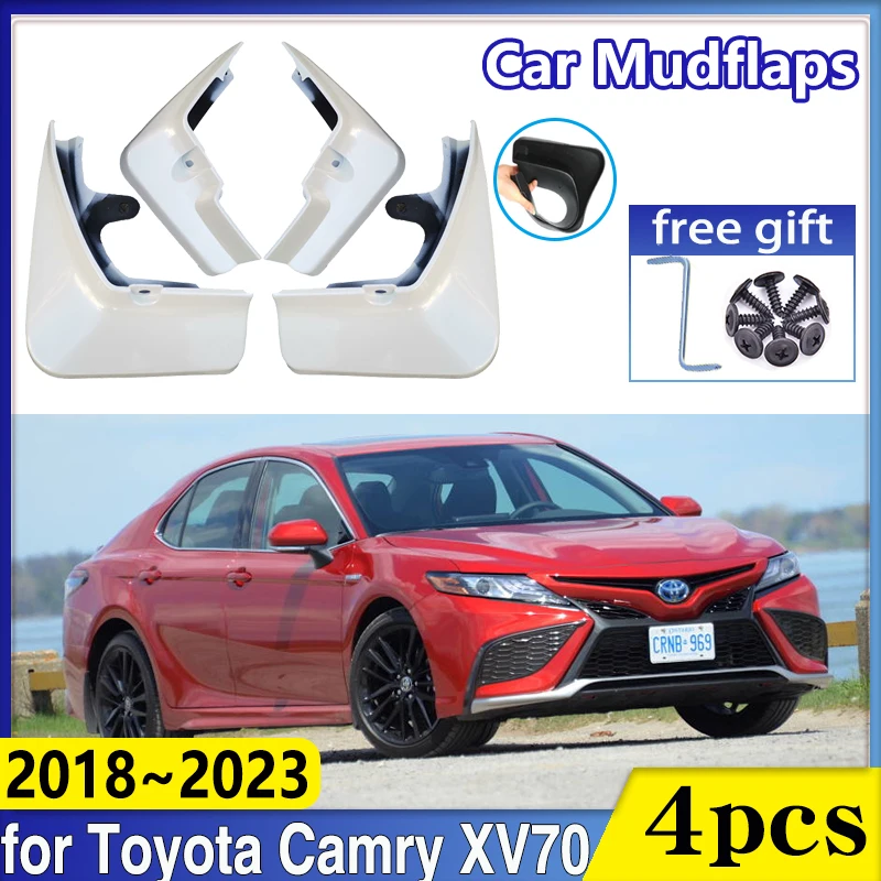 

4x Car Fender for Toyota Camry XV70 Accessories 2018~2023 Daihatsu Altis Mudflaps Baking Paint Mud Flap Guards Protect Mudguards