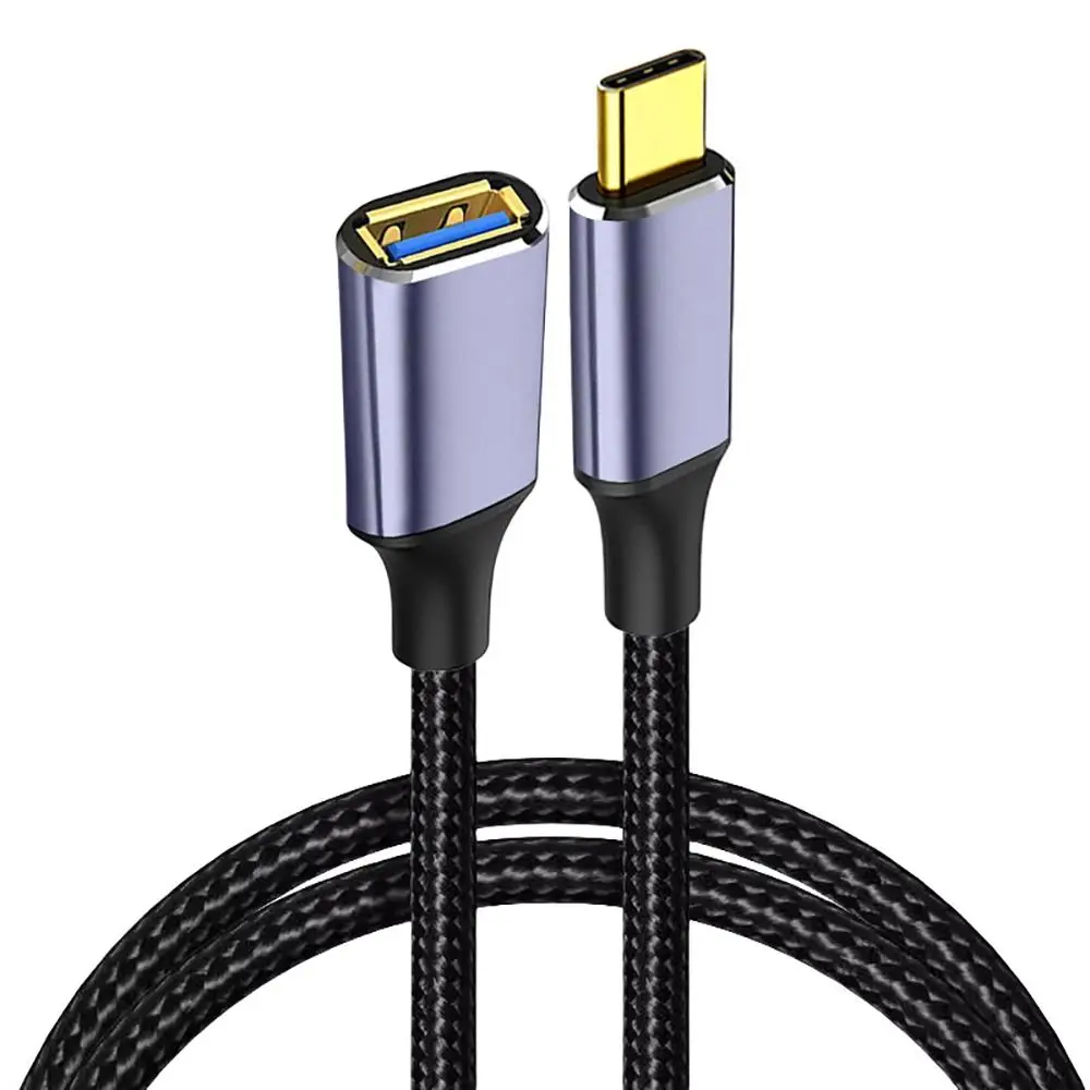 Professional Male to Female Type-C to USB 3.0 A Cable High Speed Keyboard Mouse OTG Adapter Line U Disk Car Extension Wire