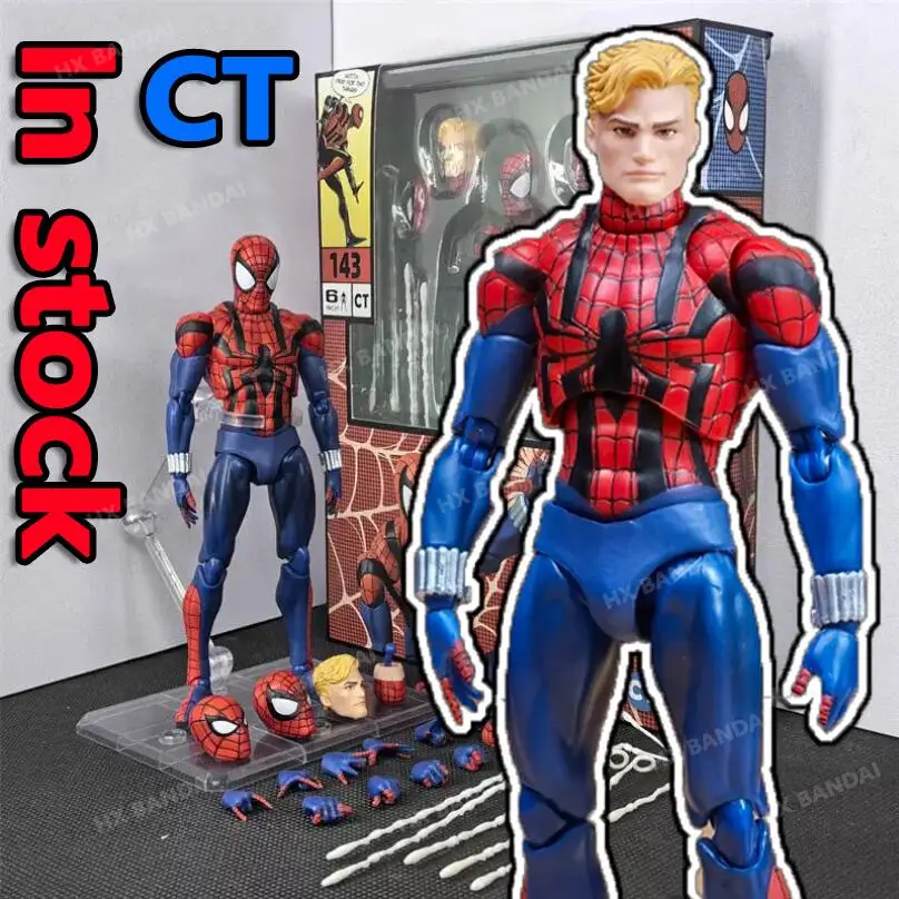 

In Stock Ct Toys Spiderman Mafex 143 Ben Reilly Comic Ver The Amazing Spider-Man Anime Action Figure Figurine Custom Gifts Toys