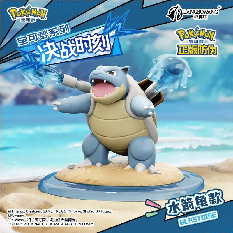 Pokemon rysunek bitwa figurka Charizard Lucario Greninja Dragonite zabawki modele Anime kolekcja dla fanów prezent dekoracja na biurko