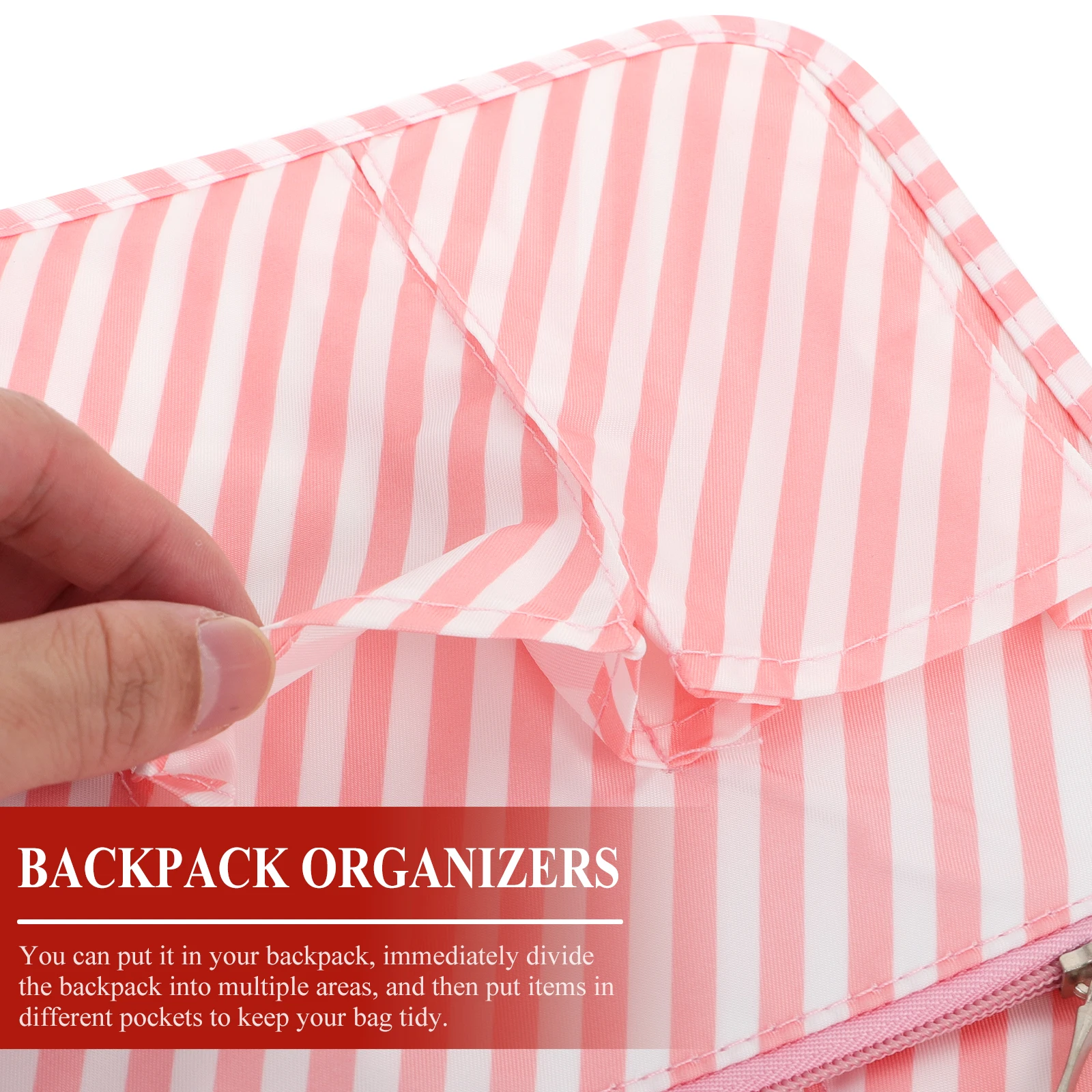 

1pc Backpack Insert Nylon Storage Bag Multi Pocket Organizer Fits Travel Shoulder Bag Organizer Workbackpack Organizers