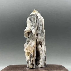 Natural Sphalerite Crystal Pillar Tower Mineral Specimen Meditation Energy Reiki Treatment Witchcraft Home Decoration