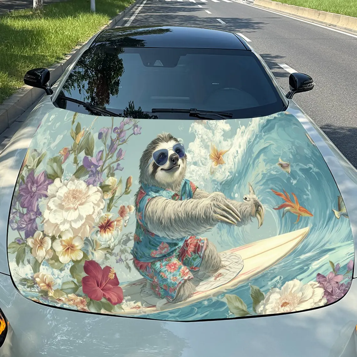 Surfing Otter Car H…