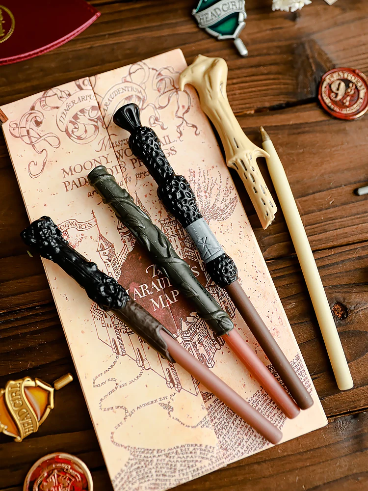 Wizard Magic Wand Pens Harries Potter Movie Peripherals Cosplay Props School Supplies Office Gel Pens Party Gifts for Children