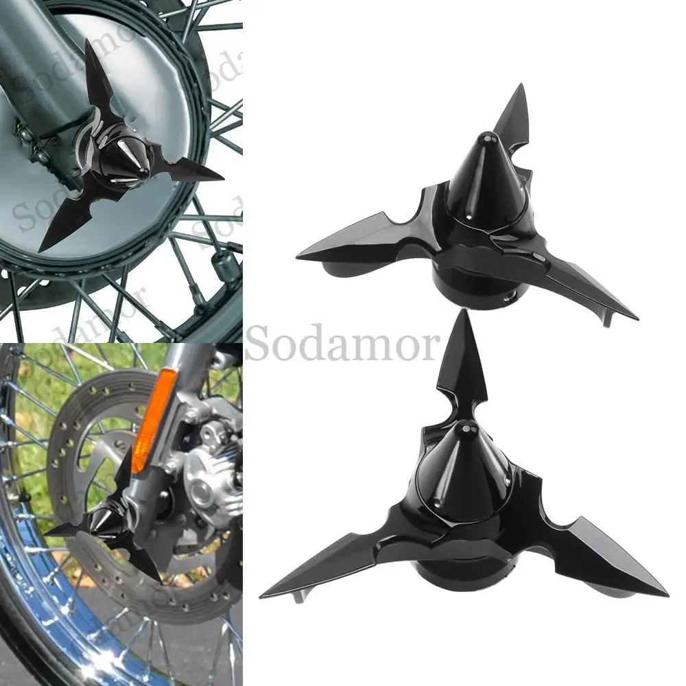 For Harley Dyna Softail Sportster Sport XL1200S 96-03 Electra Glide Ultra Classic 1989-99 Motorcycle 29mm Front Axle Nut Covers