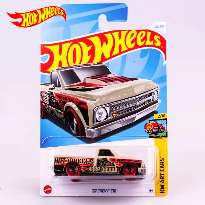 Original Hot Wheels 1:64  67 Chevy C10 series Diecast Alloy Model Vehicle Collection Brinquedos Birthday Gift