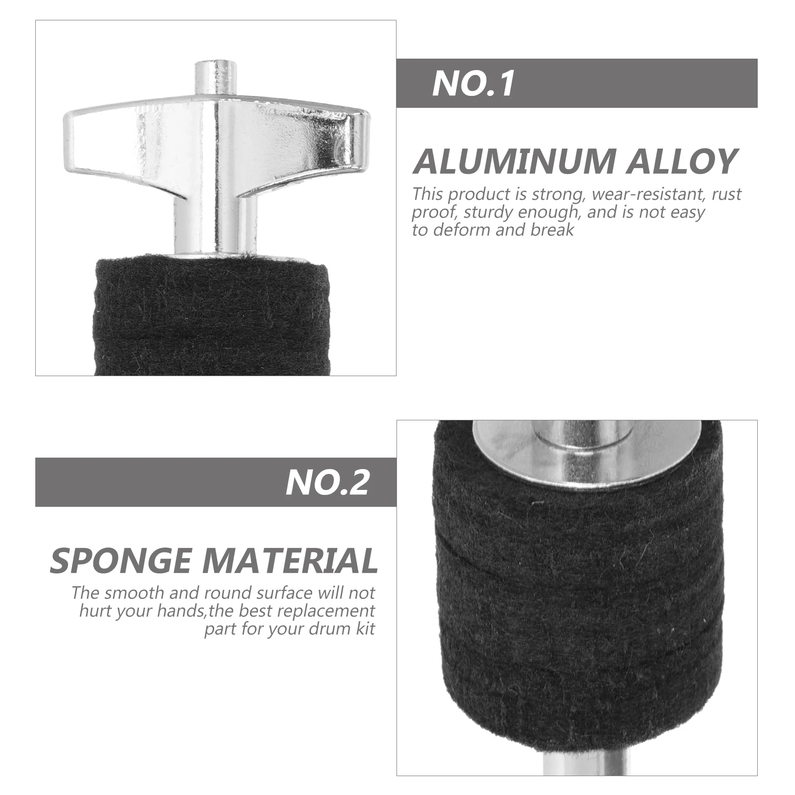 

Cymbal Screw Replacement Accessories Musical Instrument Holder Major Percussion Mount Rod Sponge Drum Kit Hanging Stand Bracket
