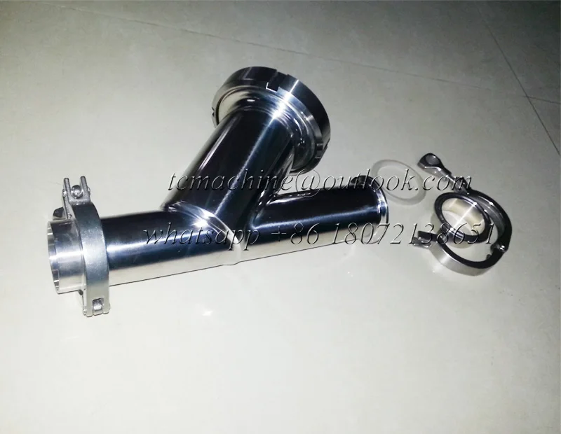 Specialised in ss304 ss316L Sanitary y type tri clamp strainer used for pipeline