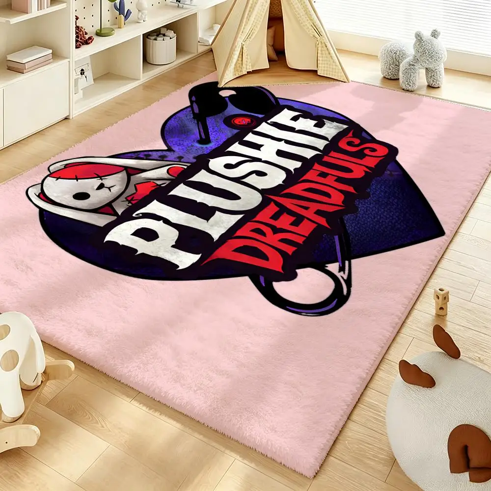 Brand P-Plushie D-Dreadfuls Floor Mat Soft Cartoon Flannel Non-Slip Kids Play Mat & Entrance Door Mat for Bathroom Bedroom