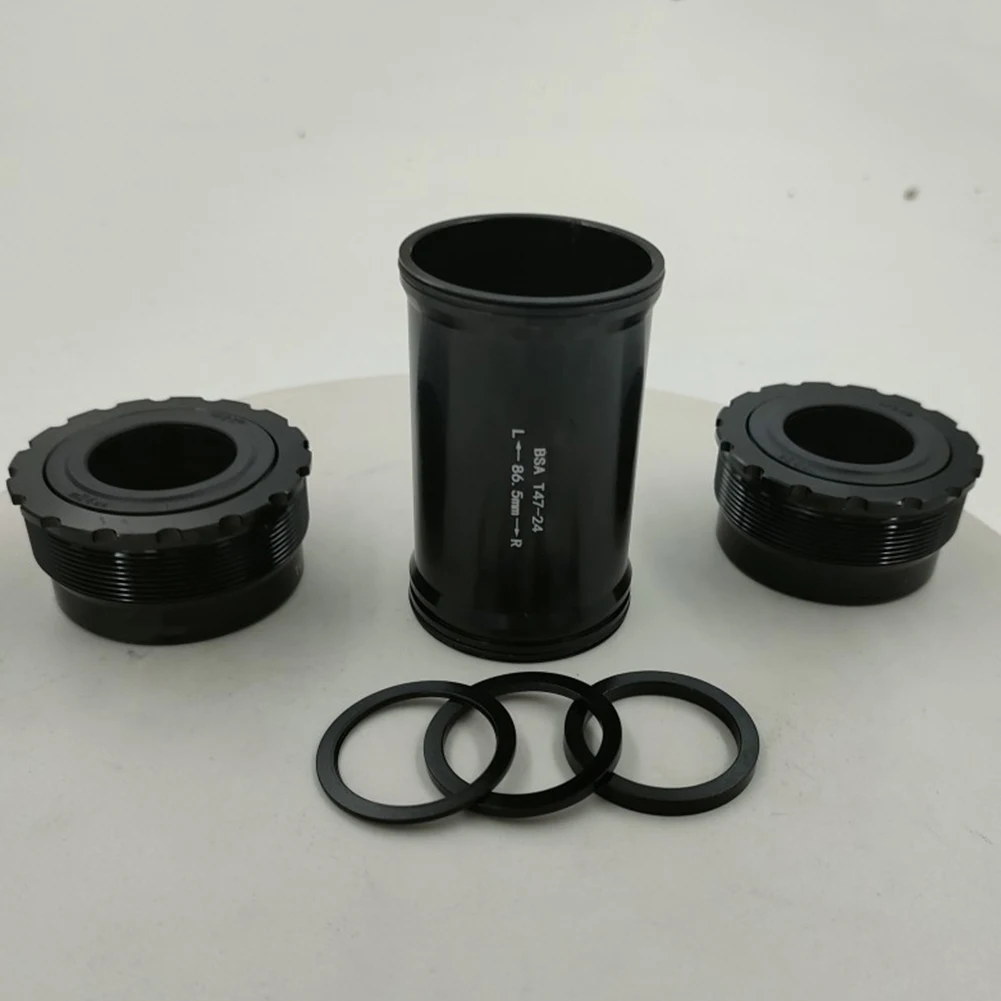 

Bicycle Maintenance Black Threaded Bicycle Bracket Bicycle Parts 47mm Outer Diameter 86.5mm Length For Bike Repair