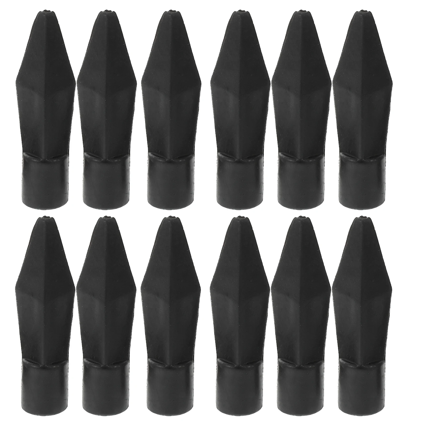 

50 Pcs Throwing Pot Arrowhead Practice Tips Accessories Replacement Arrowheads Bulk Rubber Game