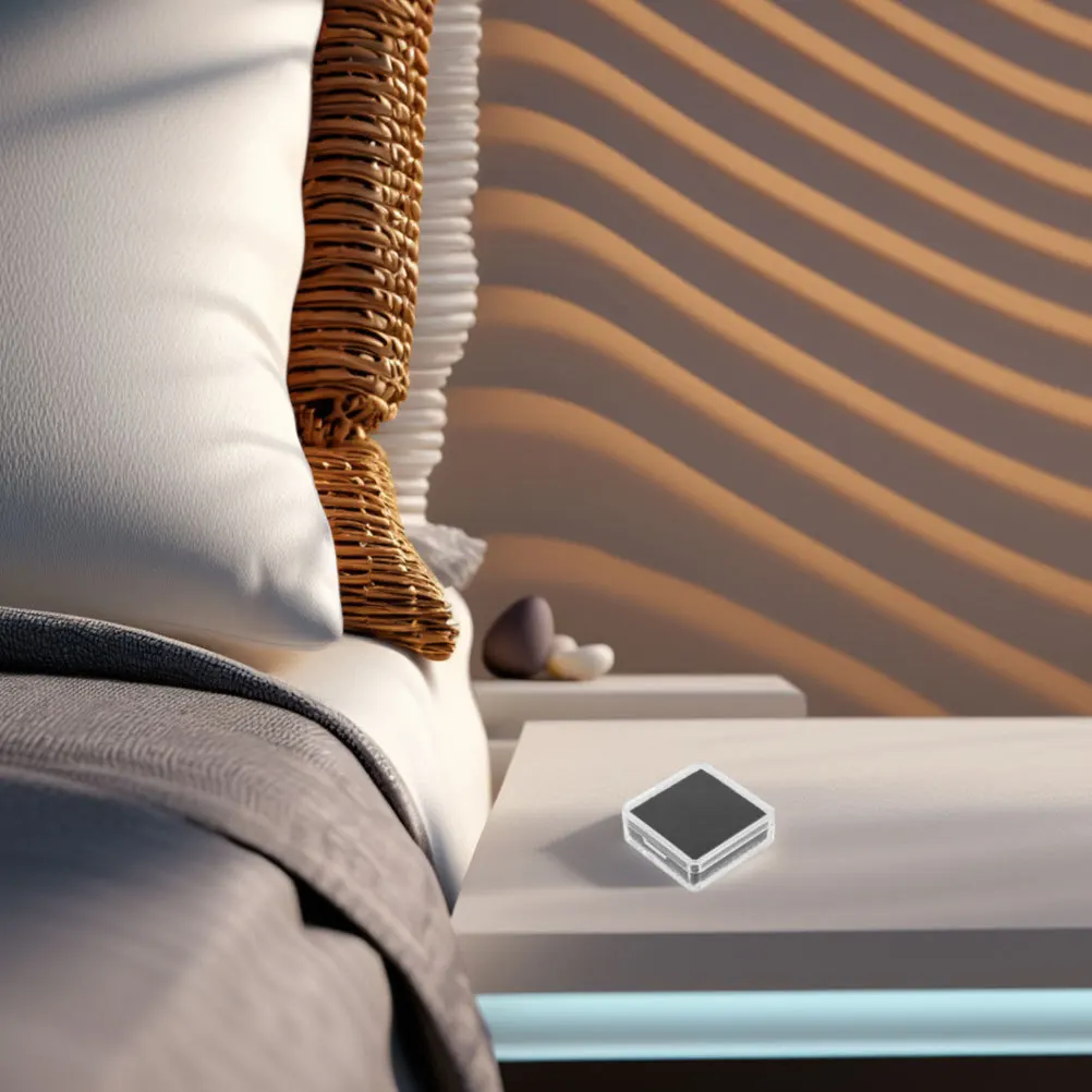 

12pcs Small Acrylic Containers With Lids Jewelry Display Box Gemstone Storage Case For Rings Necklaces Bracelets Portable