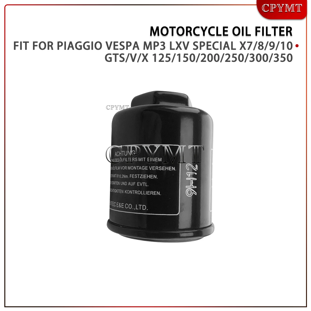 Motorcycle Engine Gas Fuel Oil Filter fit For Piaggio Vespa 125 180 GTX 250 GTV 150 LX 300 GTS 200 X8 X9 X7 X10