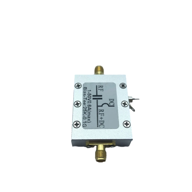 Koaxiale Vorspannung T-Stück 25k-100MHz geringer Einfügung verlust hf am mit HF-Isolator-Vorspannung gerät mit Gehäuse