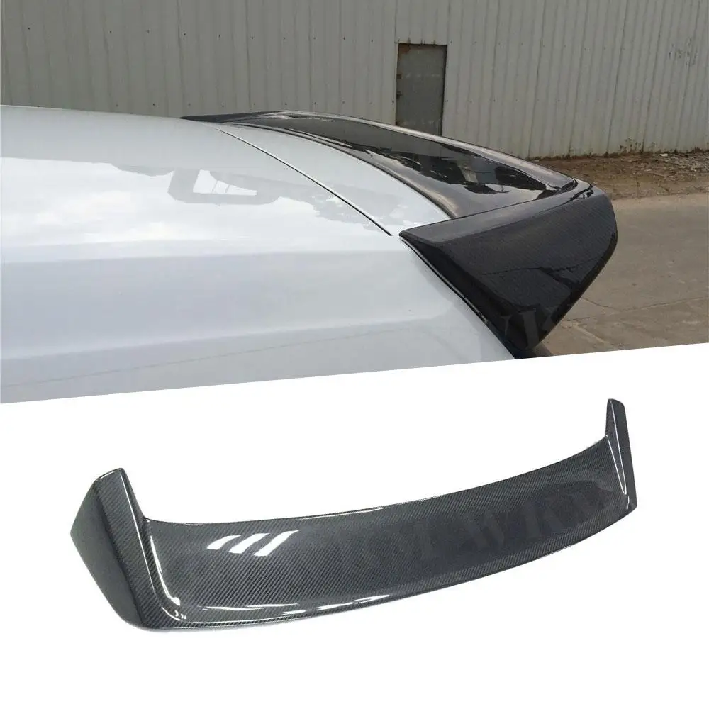 For Golf MK7 Carbon Fiber Rear Spoiler Roof Wing for VW Golf 7 VII MK7.5 standard GTI R Spoiler 2014-2017 Windshield Decoration