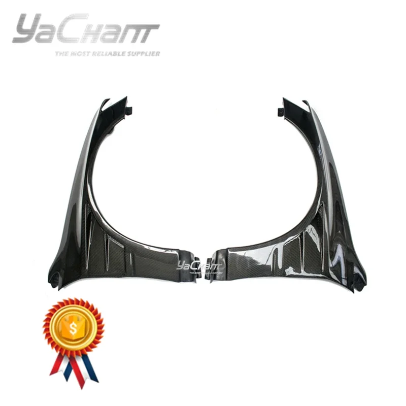 Car-Styling Carbon Fiber +20mm Front Fender Fit For 2001-2007 Lancer Evolution 7 8 9 VII VIII IX 7-9 CS D1 Style Front Fender