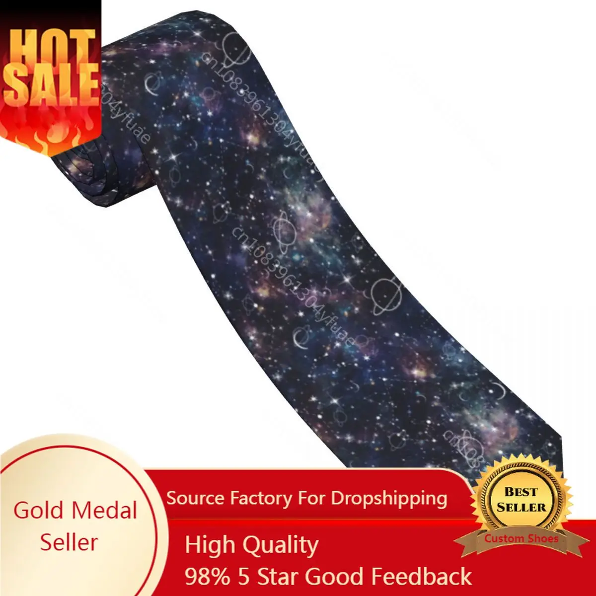 

Mens Tie Classic Skinny Night Time Planet And Star Constellation Galaxy Neckties Narrow Collar Slim Casual Tie Accessories Gift