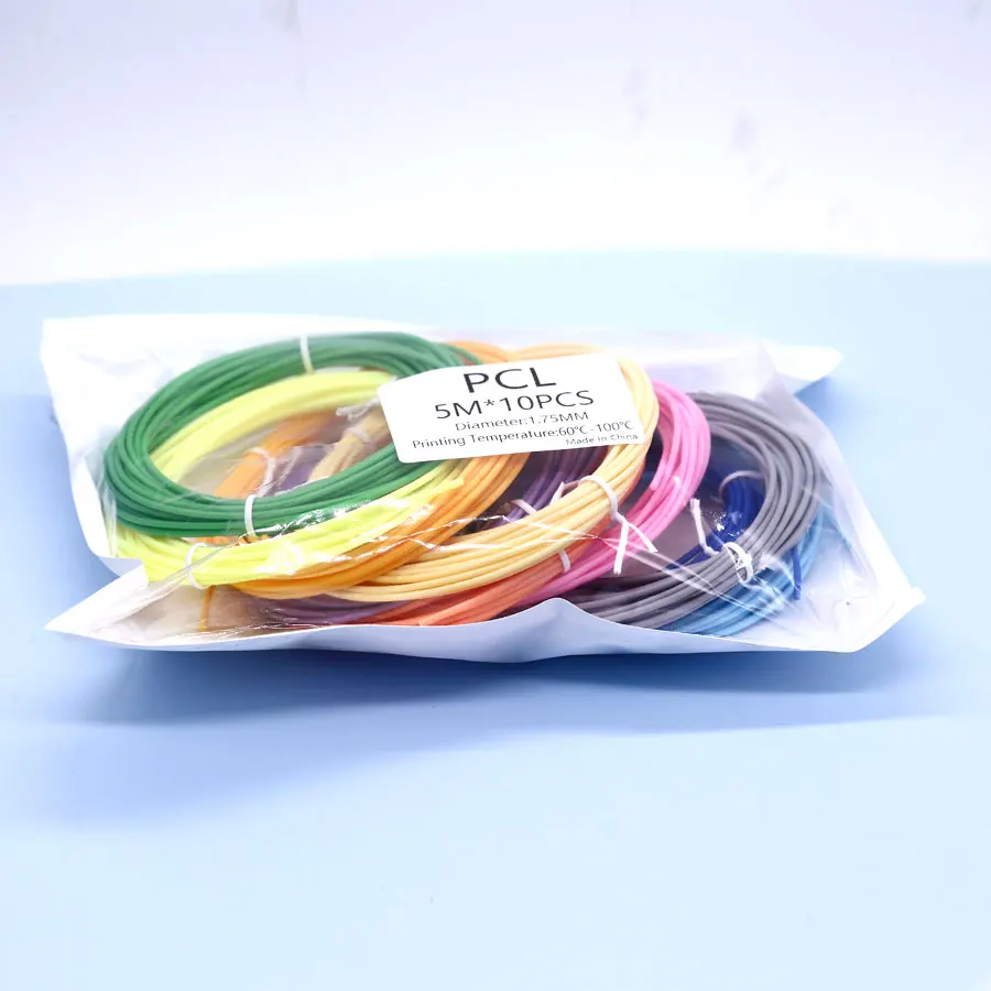 1,75mm Durchmesser PCL Niedrigtemperatur 3D-Stift Filament Mehrfarbenpackung (5/10/20 Farben) Lebendige Farben mit Wiederverwendbarem 3D-Stift Copy P – Detail 12