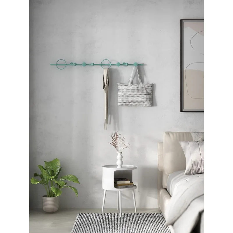 

Настенная вешалка для одежды из металла, крючки для спальни, скандинавский минимализм, современная настенная вешалка для одежды для использования в помещении