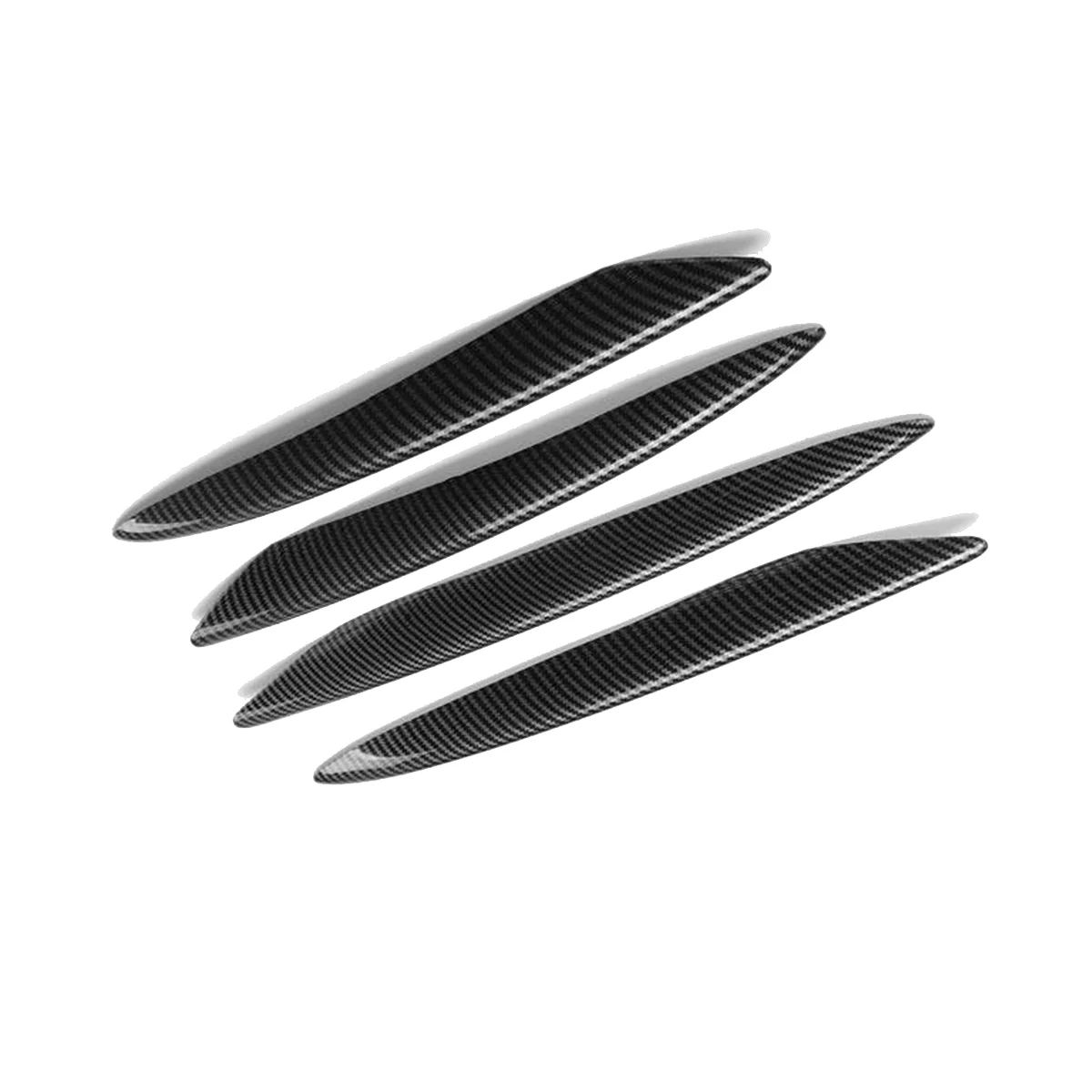 4 шт., передний бампер, противотуманный разветвитель для губ, решетка, отделка для Mercedes-Benz E Class W213 E43 E63 AMG 2016-2020, разветвитель, крышка