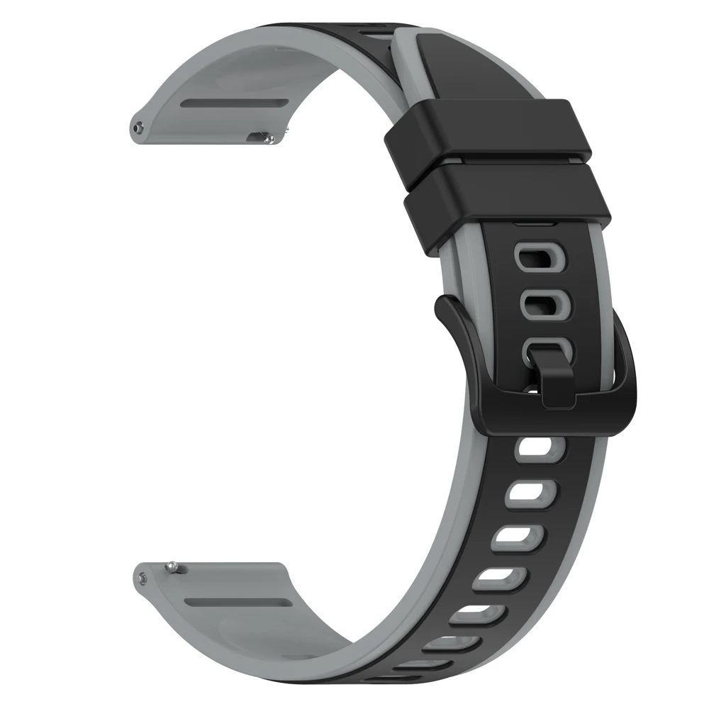 22mm silikon armband für xiaomi mi uhr s1 pro/active s2 46mm 42mm farbe 2 band für amazfit gtr 4/gtr 3 pro 2 2e 47mm armbänder