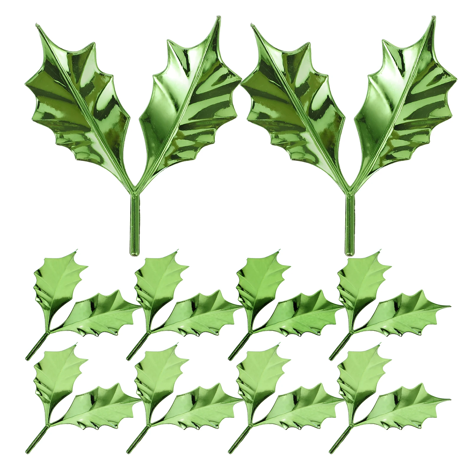 

Outdoor Christmas Leaves Decoration Holly Leaf Venue Setting Props Diy Crafts Accessories for