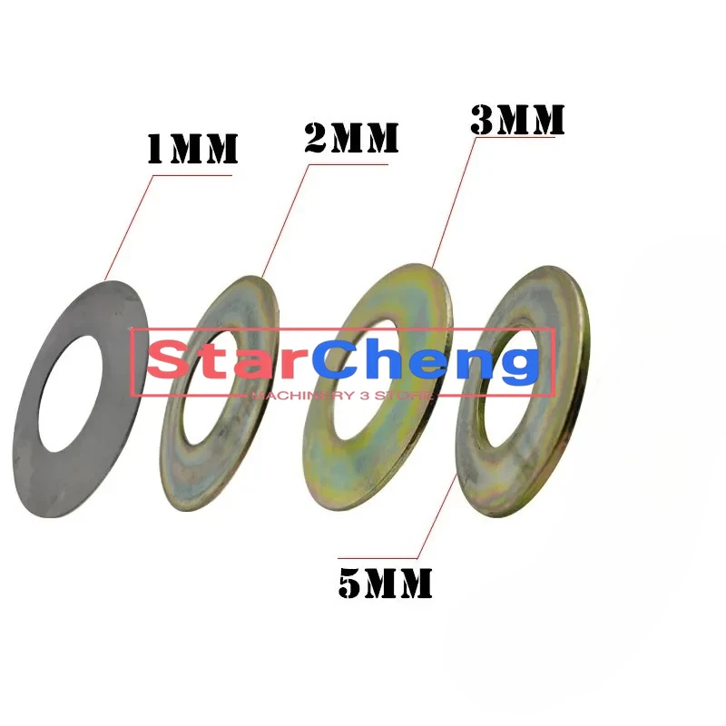10PCS Excavator Gasket No-removal Wear-resistant Thickened Bucket Shaft Gasket Forklift Lron Metal Gap Sheet Circular Gasket New