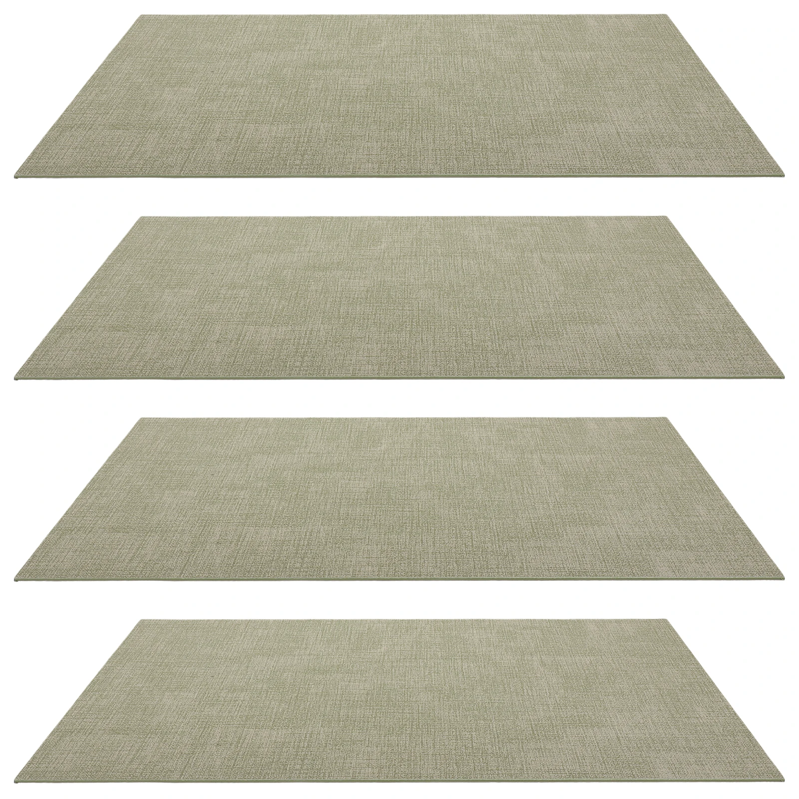 

4Pcs Waterproof Oil Proof Faux Placemats Heat Resistant Dining Table Mats Washable Kitchen Party Table Protection