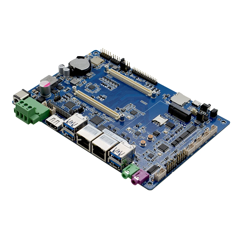 

Hot sale dual lan HD+EDP+LVDS 8*USB arm mainboard support digital signage android 7.1 ARM motherboard